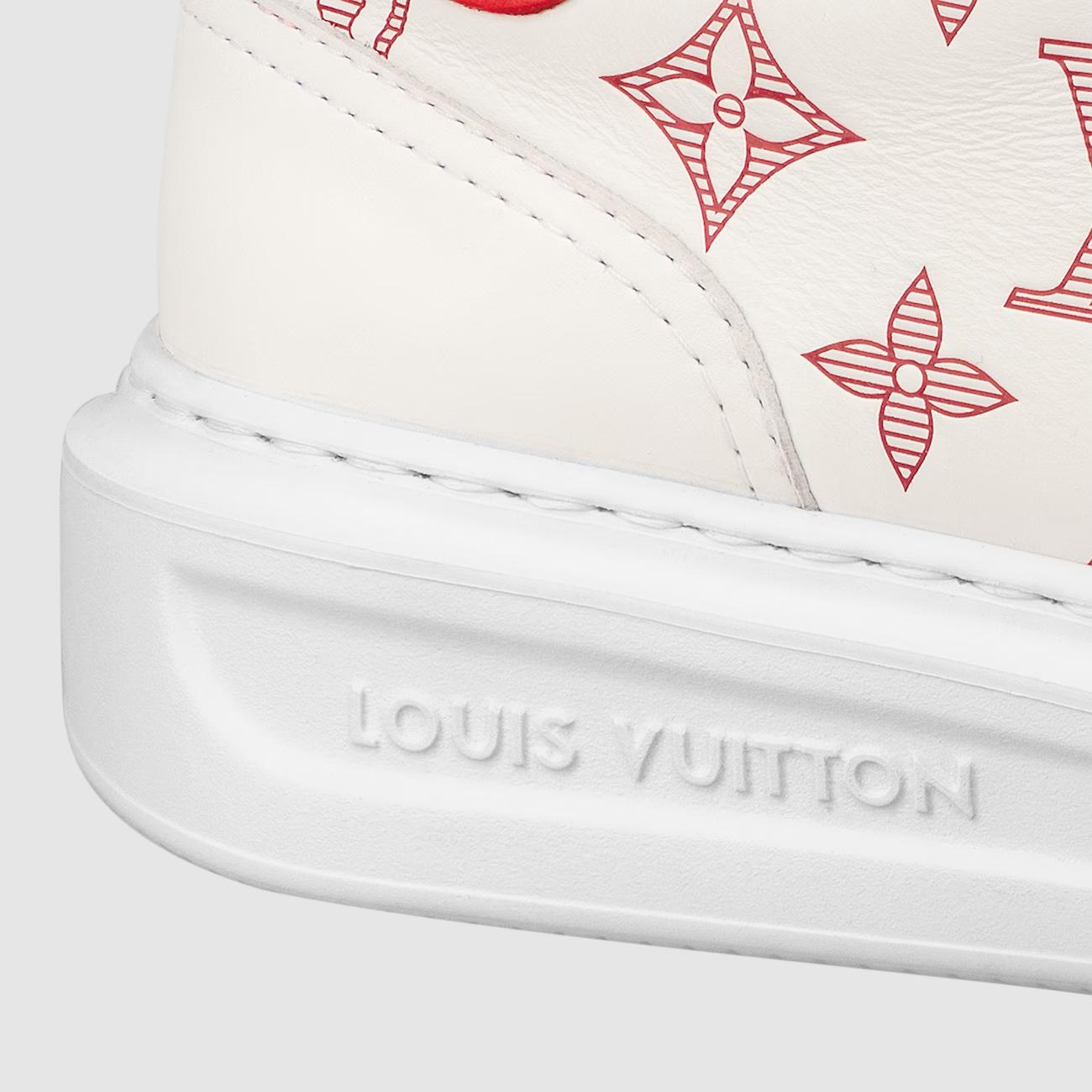 Giày Louis Vuitton Thể Thao Beverly Hills Nam Đỏ